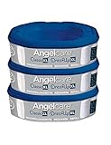 Angelcare AR5003-DE 3er-Pack Nachfüllkassette Dress-Up, blau