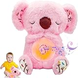 YISKY Schlummer Koala Kuscheltier, Schlummer Otter Kuscheltier, Schlummer Otter-Spielzeug mit Atembewegung und Musik, Schlummer Otter mit Herzschlag, Schlummer Otter, Babyparty Weihnachten Geschenke
