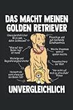 Anatomie eines Golden Retriever: Goldie Notizbuch Tagebuch | DIN A5 | Liniert | 120 Seiten