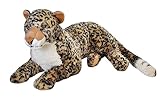 Wild Republic 19798 Jumbo Plüsch Leopard, großes Kuscheltier, Plüschtier, Cuddlekins, 76 cm