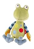 sigikid, Mädchen und Jungen, Stofftier Frosch, Patchwork Sweety, Grün, 38694