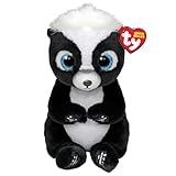 Ty Rukus Stinktier Beanie Bellies Regular 14cm - Quetschbare Beanie Baby Weiche Pluschtiere - Sammelbares Kuscheliges Stofftier