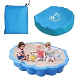 Sandkasten Abdeckung,Sandkastenabdeckung Plane 100x15cm,Sandkastenplane,Sandmuschel,Wasserdicht Abdeckung,Abdeckplane für Sand Wasserdicht Sandabdeckung,für Sand und Wassermuscheln