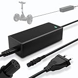 Mezelon Hoverboard Ladekabel, 42V 2A E Scooter Ladegerät with Ladekabel 3-polig, 36V Akku Ladegeräte für E-Scooter, für 36V Lithium Ladegerät, Selbstausgleichender Roller, Elektroroller