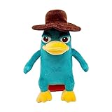 Plüschtier Stofftier Perry das Schnabeltier Plüsch Cartoon Anime Figur Perry Plüschpuppe süße weiche Kawaii Umarmung Sofakissen Haustier superweiches Plüschtier Plüschtier for Kinder, Raumdekoration