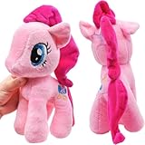 Rosa Stofftier Spielzeuge, My Little Pony doll, Pony Plüsch, Geschenke für Kinder, Kuscheltiere, Geschenke Kuscheltier für Kinder, Mädchen und Jungen, Fans und Sammler, 25 cm