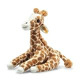 Steiff Gina Giraffe - 25 cm - Kuscheltier - Hellbraun gefleckt, Honey Yellow, 067631