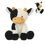 ALONK 22cm Kuh Kuscheltier, Kuscheltier Kuh, Süße Kuscheltiere