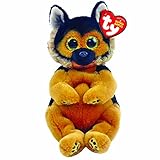 TY Ace German Shepherd 17cm,Material: 100% Polyester geprüft nach EN-71. Farbe: Mehrfarbig