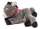 Uni-Toys - Esel mit Halstuch, liegend - 28 cm (Länge) - Plüsch-Esel - Plüschtier, Kuscheltier