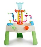 Little Tikes Fountain Factory Wassertisch, Garten-Spielzeug, Sicherer und Tragbarer Kindertisch, Sensorik-Spielzeug für Draußen; Fördert Fantasievolles Spielen, Ab 24 Monaten