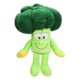 QKFON Plüschtier Spielzeug, 1 Stück Fruit Gemüse Weiches Plüsch Spielzeug, Plüsch Puppe für Kinder Kinder (Brokkoli)