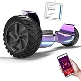 RCB 8.5' Premium Offroad Hoverboard, APP Steuerfunktion,Integrierte LED-Bluetooth mit Leistungsstarkem Motor,Elektro alle Gelände Hoverboards,Geschenk für Kinder