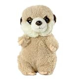 Living Nature Baby Erdmännchen Kuscheltier Plüschtier | Flauschiges und Kuscheliges Safari-Tier | Weiches Spielzeuggeschenk für Neugeborene und Babys | Naturli Umweltfreundlich