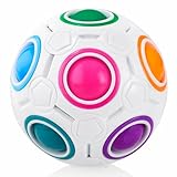 CUBIDI® Original Regenbogenball. Fidget Toys oder Anti Stress Spielzeug für Kinder und Erwachsene. Geschicklichkeits Spiele ab 4 Jahren Auch Nützlich Als Stressball Kinder.