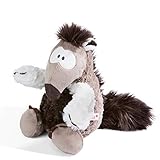 NICI Kuscheltier Anita, Ameisenbär Plüschtier für Mädchen, Jungen & Babys, Flauschiges Stofftier zum Spielen, Sammeln & Kuscheln, Süßes Schmusetier ab 12 Monaten I 45239, grau/weiß, 20 cm