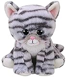 TY 42304 Tabby Cat Millie, Katze grau 15cm, Beanie Babies, getigert