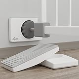 Hoffenbach 4X Wandschutz Pads für Treppengitter & Türschutzgitter – Rechteckige Schutzpads für Baby Klemmgitter – Wand- & Türschutz ohne Bohren – Für Türgitter und Treppenschutzgitter