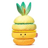 Melissa & Doug weiches, sensorisches Ananas Stapelspielzeug für Babys 6-12 Monate | Aktivitätsspielzeug für die frühe Entwicklung ab 6 Monaten | Stofflebensmittel | Babyspielzeug für Mädchen & Jungen