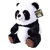 TE-Trend Panda-Stofftier 30 cm - Kuschelbär & Teddybär für tröstende Momente & Spielspaß - Panda-Plüschtier - hochwertiges Kuscheltier - Plüsch-Panda - Plüschtier für Jede Gelegenheit