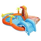 Bestway Wasserspielcenter „Lava Lagoon' 265 x 265 x 104 cm, Quadratisch, Mehrfarbig, ab 2 Jahren