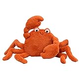 Plüsch Spielzeug, Crab Plüsch Puppe, Plüsch Crab für Mädchen, Jungen & Babys, Kuscheltier für Kinder, weiche Kuschelfreunde, beweglich und waschbar Kuscheltier für geliebt von Cartoon-Fans