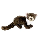Teddys Rothenburg Kuscheltier Steinmarder liegend braun 40 cm (ca. 20 cm ohne Schwanz) Plüschmarder by Uni-Toys