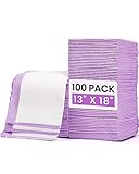 Einweg-Wickelunterlagen für Babys, ultraweich, wasserdicht, 33 x 45,7 cm, 100 Stück