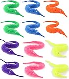EPRHY Plüsch-Spielzeug Magic Twisty Fuzzy Worm Wackeln Moving Sea Horse Trick Toy 12 Stück