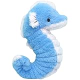 Qxwuyazbryl Seepferdchen Kuscheltier, Seepferdchen Plüschtier 28 cm, Blau Seepferdchen Puppen, Seepferdchen Stofftier, Süßes Weiches Kissen, Meerestier Plüschtier, für Erwachsene und Kinder Geschenke