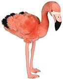 Uni-Toys - Flamingo rosa, stehend - 46 cm (Höhe) - Plüsch-Vogel - Plüschtier, Kuscheltier