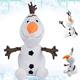Snowman Plush Toys, Frozen Olaf Schneemann, Schneemann Plüsch Puppe, Olaf Plüsch Spielzeug, Schneeman Plüschtier, Frozen Weiches Kuscheltier, Snowman Stofftier, für alle Altersstufen Deeignet