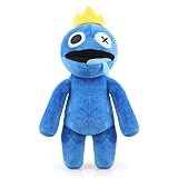 Plüschtier Rainbow Monster Blau, 30cm Horrorspiel Kuscheltier Plush, Stofftier Rainbow Plüsch Puppe Geschenk für Kinder Erwachsen