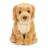 Living Nature Golden Retriever, realistisches weiches kuschliges Hundespielzeug, Naturli umweltfreundliches Plüschtier, 20cm, Unbekannt