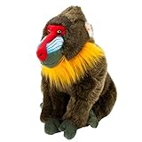 Teddys Rothenburg Kuscheltier AFFE Mandrill/Pavian 33 cm Stoffaffe Plüschaffe