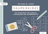 Daumenkinos für Kinder ab 6 Jahren: Das Mitmachbuch zum Ausmalen, Ausschneiden und Zusammenheften (Vicky Bo Edition)