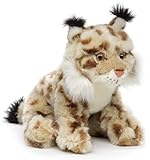 Uni-Toys - Luchs, sitzend - 23 cm (Höhe) - Plüsch-Katze - Plüschtier, Kuscheltier