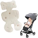 agctrler Atmungsaktive Sommer Sitzauflage Buggy, Universal Baby Sitzauflage Kinderwagen, Waschbar Sitzauflage Kindersitz für Buggy, Babyschale, Schützt den Sitzbezug vor Flecken (72x40cm)