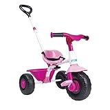 FEBER 800012811 Tricycle Trike 2 in 1, für Kinder von 1 bis 3 Jahren, Pink