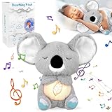 Schlummer Koala Kuscheltie, Schlummer Otter, Schlummer Koala mit Herzschlag, Schlummer Otter mit Herzschlag, Schlummer Otter Kuscheltier mit Atembewegung und Musik, Babyparty und Neugeborenengeschenk