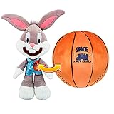 Space Jam 2: A New Legacy Wende-Plüschfigur (30 cm): Bugs Bunny und Basketball in einem, Sammelartikel, offizieller Merchandise zum Film
