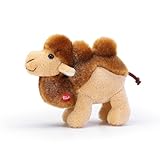 Trudi 55476 Sweet Collection Mini Plüsch Kamel ca. 11 cm, Größe XXS, Stofftier mit weichen Materialien und liebevollen Details, Plüschtier mit Schlaufe als Anhänger, Kuscheltier für Kinder, Braun