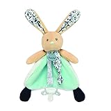 Baby Nat BN0606 Schnullerkette mit Hase, Kollektion Pupi, Farbe: Marineblau, Schnullerkette für Babys ab der Geburt – Geschenkidee zur Geburt