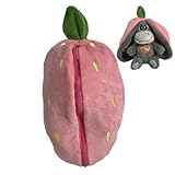 30cm Atmendes Stofftier Mit Realistischen Atembewegungen Und Lichtmusik,Beruhigendes Schlaf Esel Kuscheltier, Plüschtier Spielzeug Mit Schlappohren,Zum Kuscheln Und Spielen, Geschenke Für Mädchen