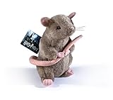 The Noble Collection Scabbers Plush by Officially Licensed 11in (28cm) Harry Potter Toy Dolls Grey Pet Rat Plush - for Kids & Adults