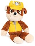 GUND PAW Patrol Schlenkerplüsch Rubble, 30 cm - hochwertiges Plüschtier aus weichem Velours-Frottee mit gestickten Augen, original im Look der TV-Serie, für Kinder ab 1 Jahr