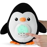Bubzi Co Spieluhr Baby Schrei-aktivierter Sensor Weisses Rauschen Spielzeug -Einschlafhilfe Babys- Pinguin Sound Machine -Kleinkind Schlafhilfe-Baby Nachtlicht Einzigartiges