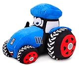 Toyland® 21 cm (8 Zoll) Plüsch-Bauernhoftraktor – Schlafzimmerdekoration für Jungen und Mädchen (BLAU)
