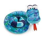 Kuscheltier Schlange ZsaZsa 18cm grün - Stofftier aus weichem Plüsch, niedliches Plüschtier zum Kuscheln und Spielen, für Kinder & Erwachsene, tolle Geschenkidee