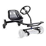 Bluewheel Sitz-Scooter HK400 |Sitz Erweiterung für 6,5 – 10“ Self Balance Scooter | Hover E-Kart, Elektro Go-Kart, Lenker & Sitzaufsatz |Komfort Schalensitz & Umbausatz +8fach Stahlrahmen anpassbar